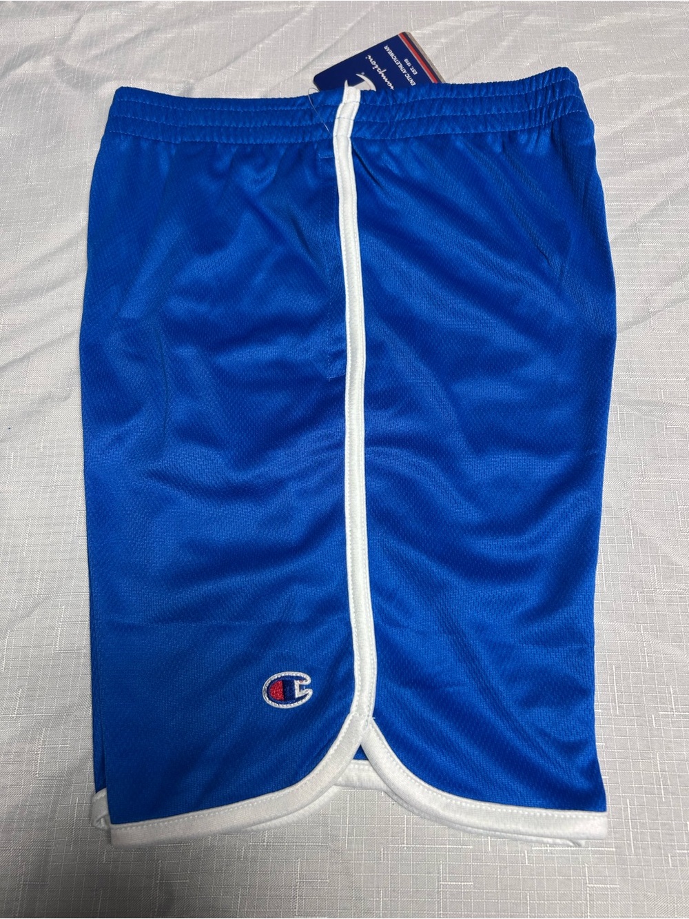 Champion Royal Blue Boy’s' Athletic Shorts with White Trim Size Medium